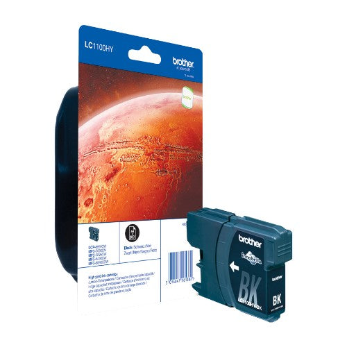 Brother LC-1100HYBK Ink cartridge black high-capacity, 900 pages ISO/IEC 24711 19ml for Brother MFC 6490 C