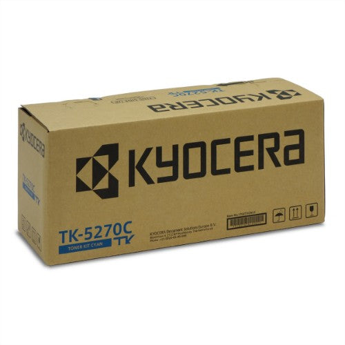 Kyocera 1T02TVCNL0/TK-5270C Toner-kit cyan, 6K pages ISO/IEC 19752 for Kyocera P 6230