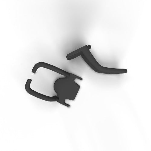 PATCHBOX PBCX8K cable organizer Rack Cable holder Black 4 pc(s)