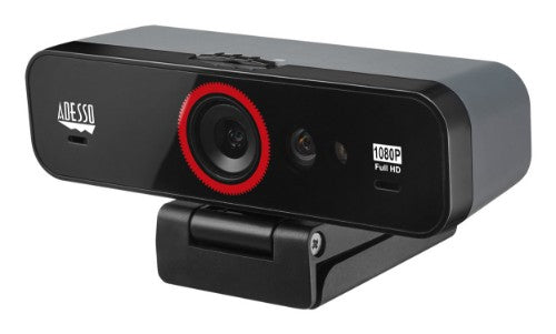 Adesso CyberTrack F1 webcam 2.1 MP 1920 x 1080 pixels USB 2.0 Black