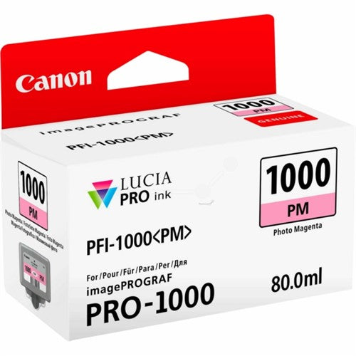 Canon 0551C001/PFI-1000PM Ink cartridge light magenta, 3.76K pages 80ml for Canon Pro 1000