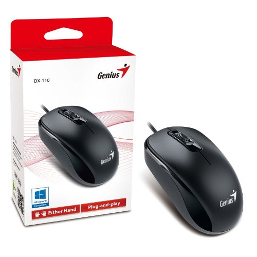 Genius Computer Technology DX-110 mouse Office Ambidextrous PS/2 Optical 1000 DPI