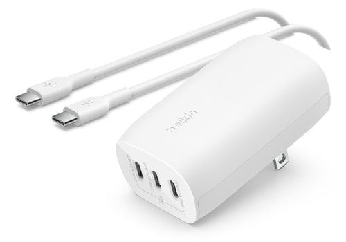 Belkin BoostCharge Laptop, Smartphone, Universal White AC Fast charging Indoor