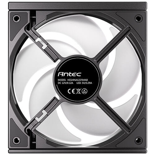 Antec 0-761345-40048-0 computer cooling system Computer case Fan 12 cm Black 3 pc(s)