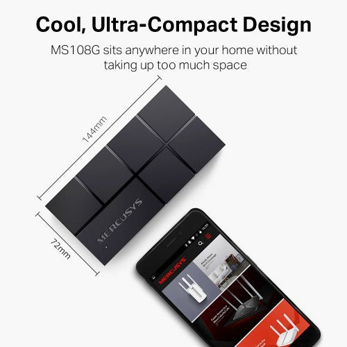 Mercusys 8-Port 10/100/1,000 Mbps Desktop Switch