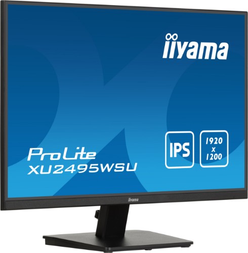 iiyama ProLite XU2495WSU-B7 computer monitor 61 cm (24") 1920 x 1200 pixels Full HD LED Black