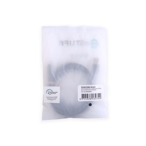 eSTUFF ES605280-BULK USB cable USB 2.0 2 m USB C USB A 60 W Black