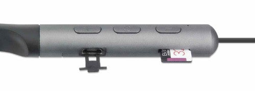 Manhattan Bluetooth In-Ear Headset with Neckband, Microphone, Integrated Controls, Sweatproof, Noise Isolating, 5 hour usage time, Max Range 10m, MicroSD Card slot, Bluetooth v5.0, USB-A charging cable included, Three Year Warranty