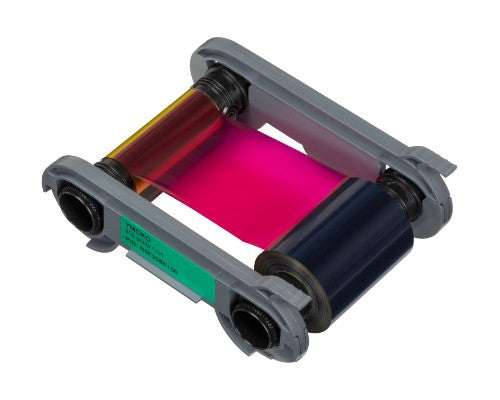 Evolis R5F208E100 Thermal-transfer ribbon Bk,C,M,Y, Transparent, 300 pages for Evolis Primacy 2