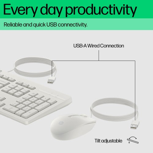 HP 225 Wired Mouse and Keyboard Combo