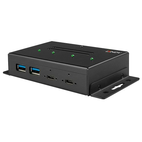 Lindy 4 Port USB 3.2 Gen 2 Type C Metal Hub