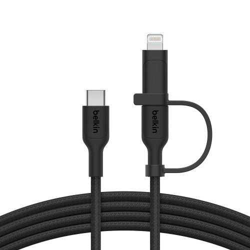 Belkin BoostCharge Pro USB cable USB 2.0 1.5 m USB C USB C/Lightning Black
