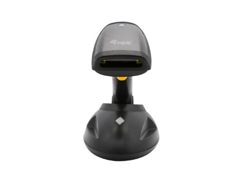 Equip Wireless 1D Laser Barcode Scanner, Long Distance, with Stand