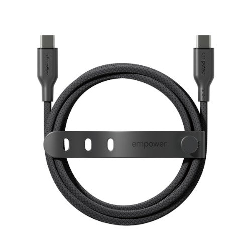 PanzerGlass empower™ by ® Racing 240W USB-C to USB-C Cable | USB 2.0 | 1.2M | Space Black