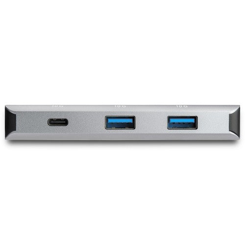 StarTech.com 4 Port USB C Hub w/ 3x USB A & 1x USB C - SuperSpeed 10Gbps USB Type-C 3.1/3.2 Gen 2 Hub - USB Bus Powered - Compact USB-C to USB Adapter Hub - Portable/Laptop Hub - Aluminum~4 Port USB C Hub w/ 3x USB A & 1x USB C - SuperSpeed 10Gbps USB Typ