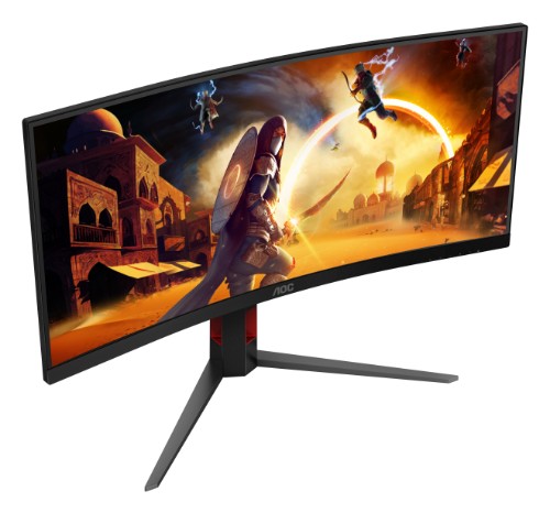 AOC G4 CU34G4 computer monitor 86.4 cm (34") 3440 x 1440 pixels Wide Quad HD LED Black, Red