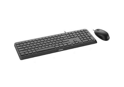 Philips 2000 series SPT6207B/21 keyboard Mouse included Universal USB QWERTY Nordic Black