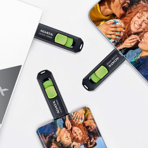 ADATA UC300 USB flash drive 128 GB USB Type-C 3.2 Gen 1 (3.1 Gen 1) Black, Green