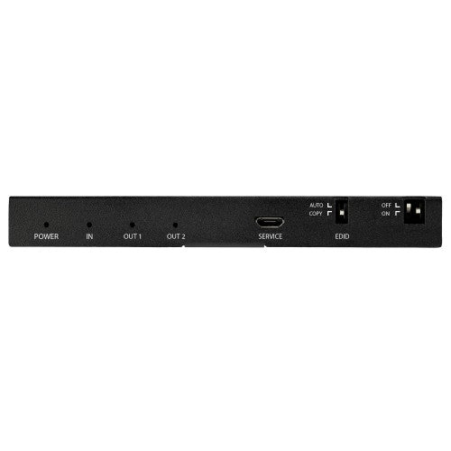 StarTech.com 2-Port HDMI Splitter (1x2) - 4K 60Hz UHD HDMI 2.0 Audio Video Splitter w/ Scaler & Audio Extractor (3.5mm/SPDIF) - Dual HDMI Splitter (1-In 2-Out) - EDID Copy - TV/Projector
