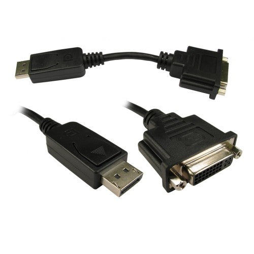 Cables Direct DisplayPort - DVI Black