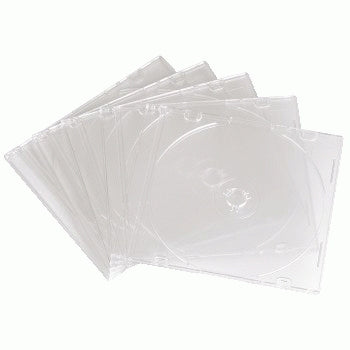 Hama CD Slim Box, 25 pcs./pack 1 discs Transparent