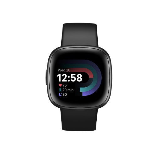 Fitbit Versa 4 Digital Touchscreen Graphite GPS (satellite)