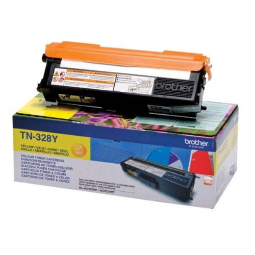 Brother TN-328Y Toner yellow extra High-Capacity, 6K pages ISO/IEC 19798 for Brother HL-4570