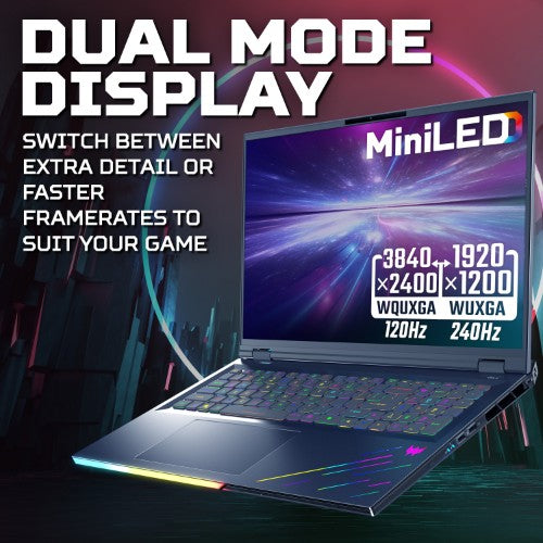 Acer Predator Helios 18 AI (PH18-73) Intel Ultra 9, 192GB, 5TB SSD, RTX5090, 18" WQUXGA, Windows 11 Gaming Notebook