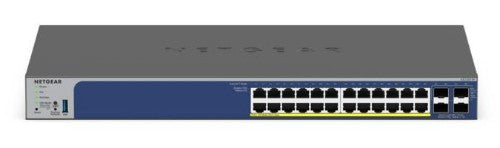 NETGEAR 28-Port PoE Gigabit/10G Stackable Smart Switch (GS728TXP)