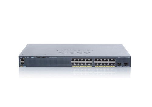 Cisco Small Business WS-C2960X-24TS-L Managed L2/L3 Gigabit Ethernet (10/100/1000) 1U Black