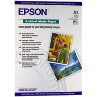 Epson Archival Matte Paper, DIN A3, 189g/m², 50 Sheets
