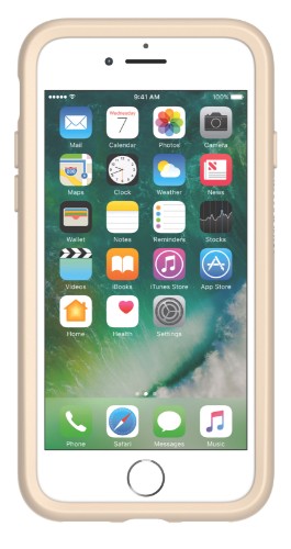 OtterBox Symmetry Series for Apple iPhone SE (2nd gen)/8/7, Muted Waters Blue