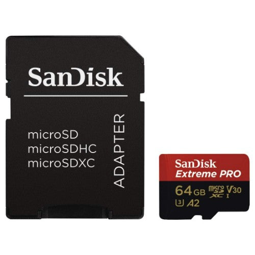 SanDisk Extreme PRO 64 GB MicroSDXC UHS-I Class 10