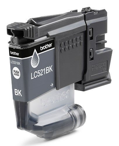Brother LC-521BK Ink cartridge black, 500 pages ISO/IEC 19752 for Brother DCP-J 1260