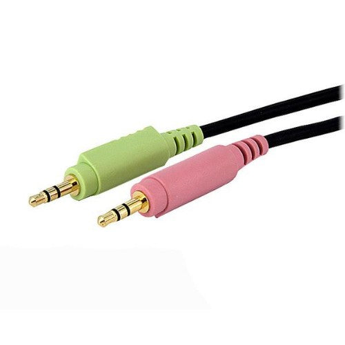 StarTech.com 15ft 4-in-1 USB Dual Link DVI-D KVM Switch Cable w/ Audio & Microphone