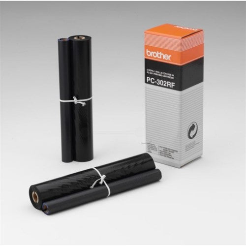 Brother PC-302RF Thermal-transfer roll, 2x230 pages Pack=2 for Brother Fax 910