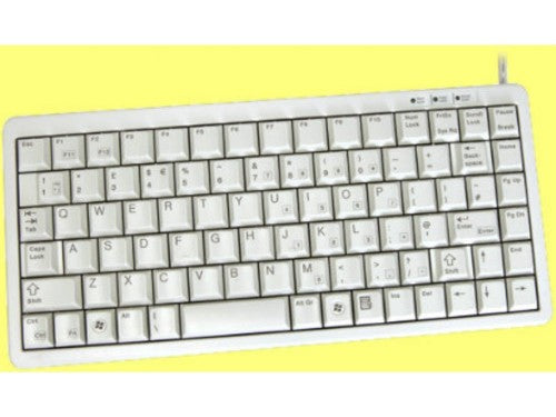 CHERRY G84-4100 COMPACT KEYBOARD Corded, USB/PS2, Light Grey, (QWERTY - UK)
