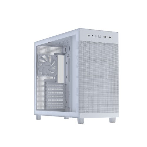 ASUS PRIME AP303 TG White Midi Tower