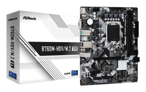 Asrock B760M-HDV/M.2 D4 Intel B760 LGA 1700 micro ATX