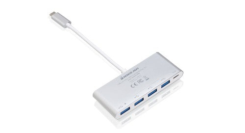 iogear GUH3C4PD interface hub USB 3.2 Gen 1 (3.1 Gen 1) Type-C 5000 Mbit/s White