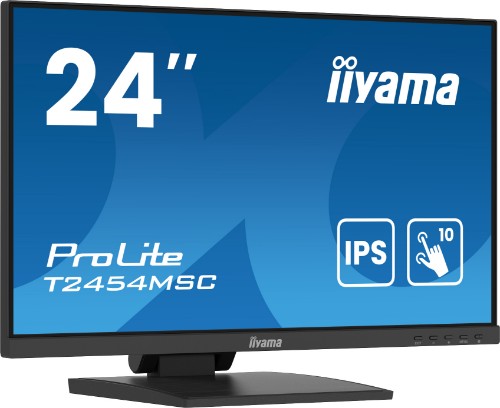 iiyama ProLite 24” P-CAP 10pt touchscreen featuring IPS panel technology and Anti-Glare coating