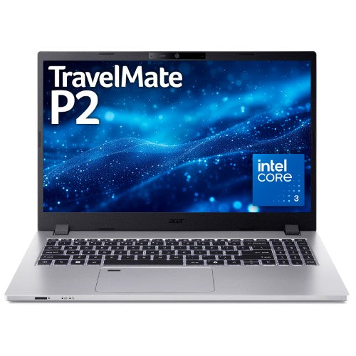 Acer TravelMate P2 TMP215-55 I3100U 8GB/256GB W11P EDU Intel Core 3 100U Laptop 39.6 cm (15.6") Full HD DDR5-SDRAM SSD Wi-Fi 6E (802.11ax) Windows 11 Pro Education Grey