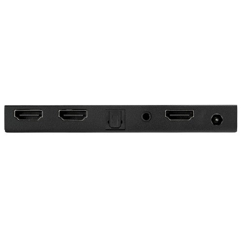 StarTech.com 2-Port HDMI Splitter (1x2) - 4K 60Hz UHD HDMI 2.0 Audio Video Splitter w/ Scaler & Audio Extractor (3.5mm/SPDIF) - Dual HDMI Splitter (1-In 2-Out) - EDID Copy - TV/Projector