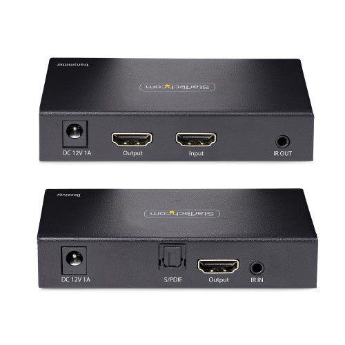 StarTech.com 4K70IC-EXTEND-HDMI AV extender AV transmitter & receiver Black