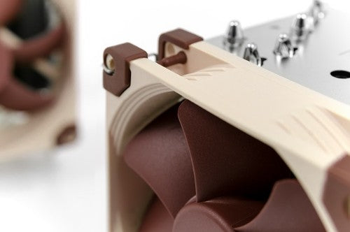 Noctua NH-U9S computer cooling system Processor Cooler 9.2 cm Brown, Metallic