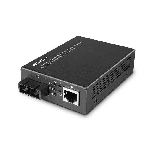 Lindy 25119 network media converter 850 nm Multi-mode Black