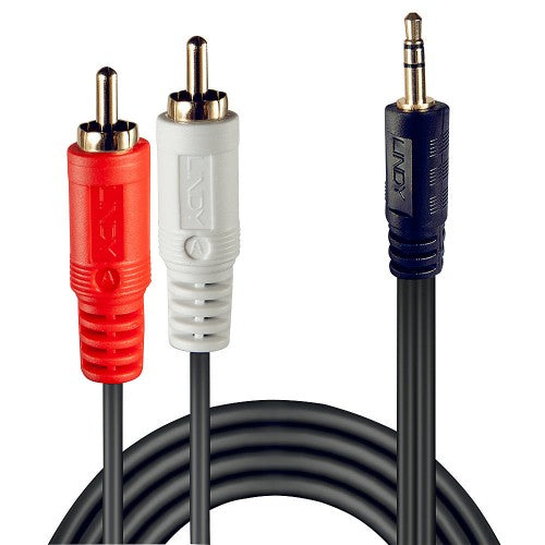 Lindy 2m Premium Phono To 3.5mm Cable