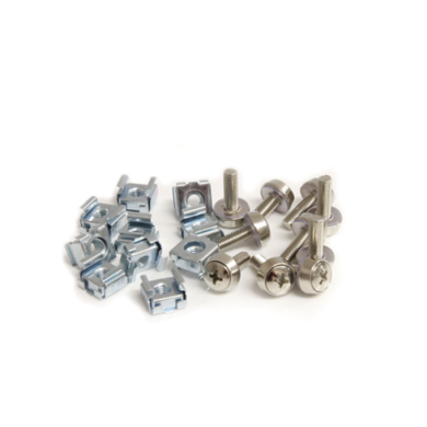 StarTech.com 50 Pkg M5 Mounting Screws and Cage Nuts for Server Rack Cabinet