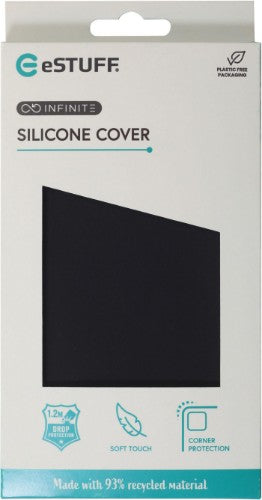 eSTUFF ES67120039 mobile phone case 15.5 cm (6.1") Cover Black