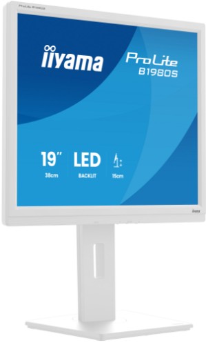 iiyama ProLite The 19’’ B1980S, designed for business, is an impressive LED-backlit monitor with a height adjustable stand